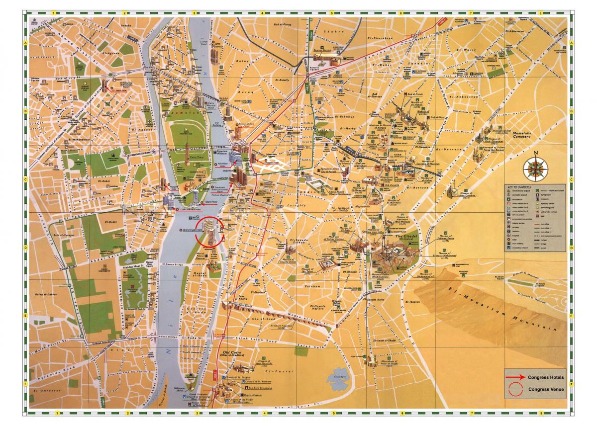 kairo-tempat wisata peta