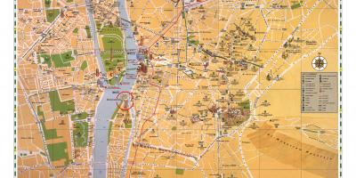 Kairo-tempat wisata peta