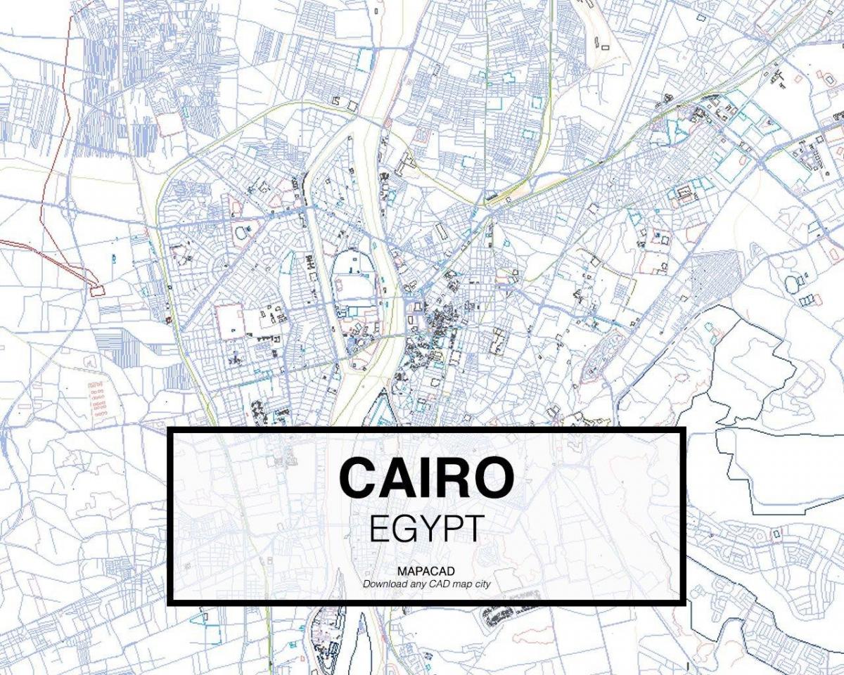 Peta dari kairo dwg