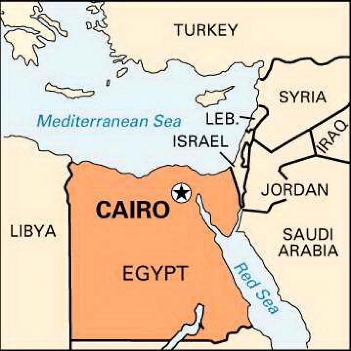 Peta lokasi kairo