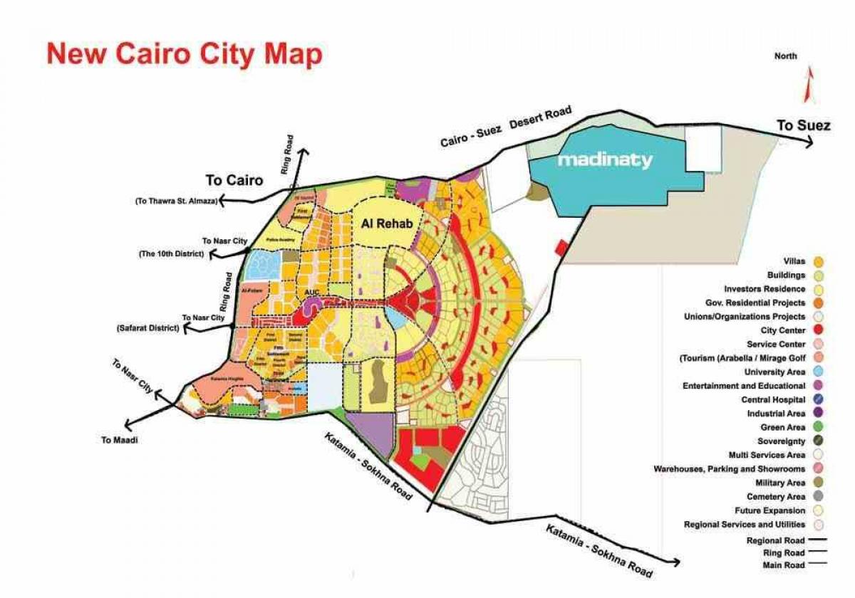 Peta dari new cairo city