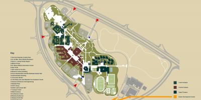 Peta dari auc new cairo kampus