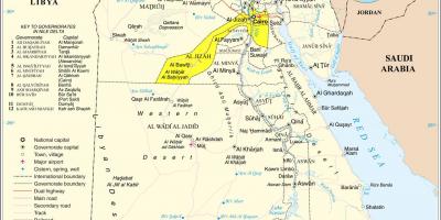 Peta yang lebih besar di kairo