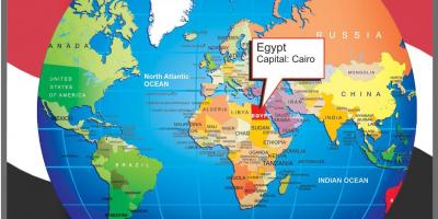 Kairo lokasi pada peta dunia